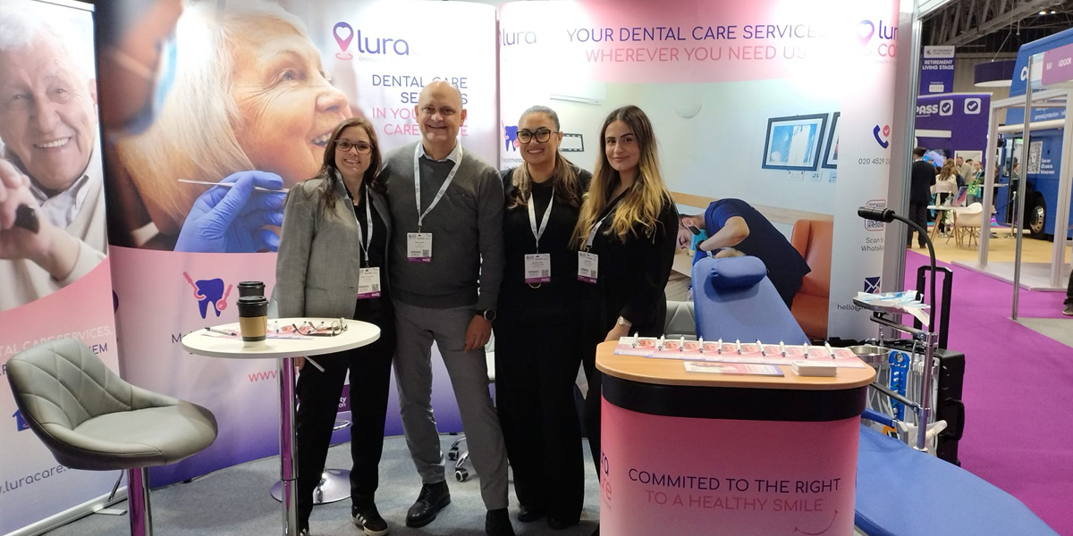 Lura Care UK exhibits its residential dental care services at the Care Show Birmingham